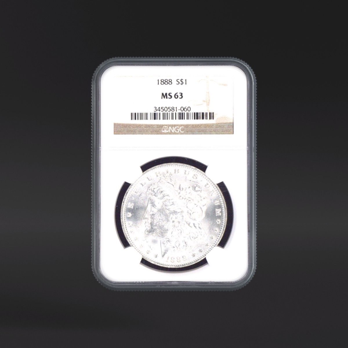 1888 One Dollar NGC MS63 - US NGC MS63